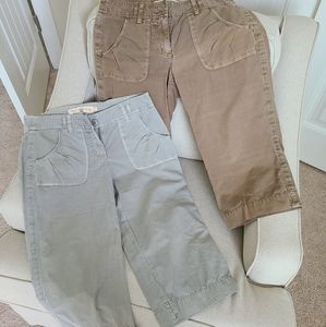 J. Crew Chino classic twill crop pants